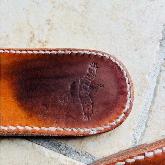 FREEBIRD by Steven Leather Slides Sandals sz 9 - Picture 3 of 4